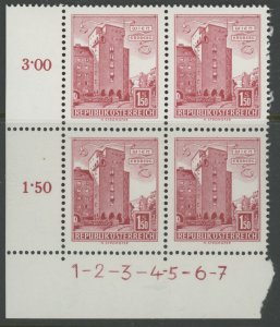 Austria 623 ** mint NH block (2112 2)
