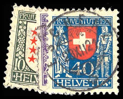 SWITZERLAND B18-20  Used (ID # 87378)