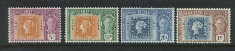 Mauritius 225-8 MH (2