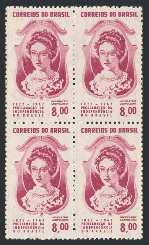 Brazil 943 block/4,MNH.Michel 1021. Independence-140.1962.Empress Leopoldina.