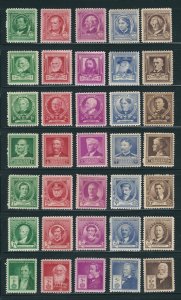US 859-93 Famous Americans MNH VF 1883 SCV $38.10