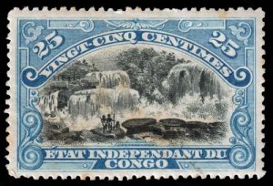 Belgian Congo - Scott 21 - Mint-Hinged - Toning