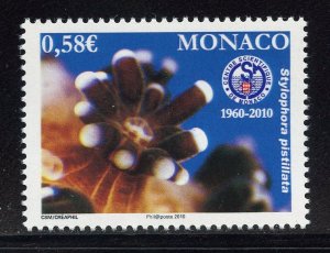 Monaco 2605 MNH, Monaco Scientific Center 50th. Anniv. Issue from 2010.