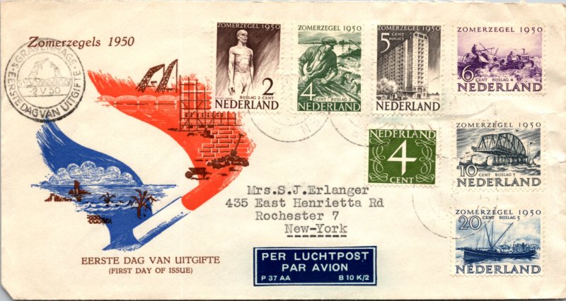 Netherlands, Worldwide First Day Cover