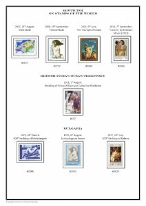 Eroticism on the stamps of the world 1961-2016