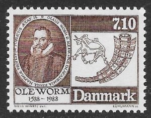 Denmark # 849 - Ole Worm - MNH.....{P49}