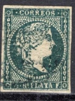 CUBA 9  USED  SHERWOOD STAMP  A1