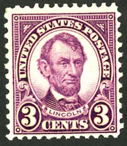 U.S. #555 MINT OG LH