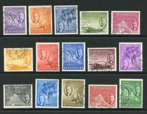 Seychelles SG158/72 Set of 15 Superb Used Cat 110 pounds