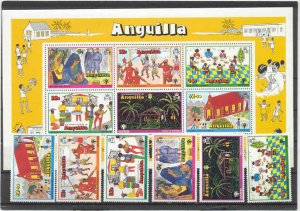 Anguilla Mi.329-34 bl.23 MNH VF Children year