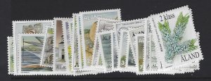 Aland SC 84-6, 90-93, 85-101D MNH (6grt)