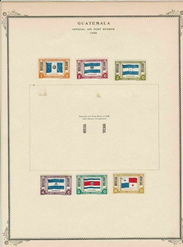 guatemala stamps page ref 17209 