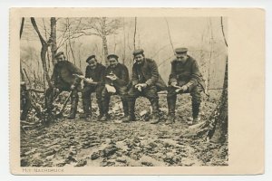 Fieldpost postcard Germany 1915 Smoking - Cigar - Pipe - Cigarette - WWI