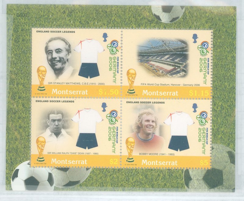 Montserrat #1160 Mint (NH) Souvenir Sheet (Soccer) (Sports)