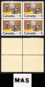 Canada Unitrade 522i 5c Centre Block Dot between M and A MNH Unitrade price 40