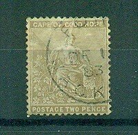 Cape Of Good Hope sc# 35 (2) used cat value $1.75