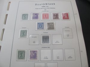 GERMANY SBZ 1948-49 MNH/USED COLLECTION ON PAGES 1525 EUROS FANTASTIC START(196)