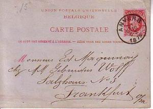 Belgium, Government Postal Card