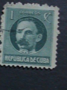 ​CUBA- VERY OLD CUBA STAMPS FAMOUS PEOPLE USED- VF WE SHIP TO WORLD WIDE.
