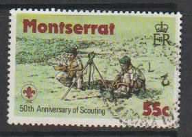 Montserrat SG 436   Fine Used  - Scouts