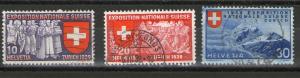 Switzerland 247-249 used