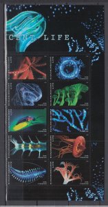 ​(A) USA Sc#5264-5273 5273a Bioluminescent Life Full Set of 10 Stamps MNH