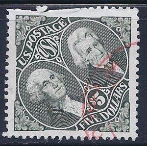 US #2592, Used, High Demonination. Damaged.