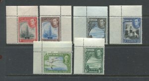Bermuda KGVI various values to the 1/ mint o.g. hinged