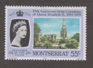 Montserrat 386 Anniversary of Coronation of Elizabeth II 1978