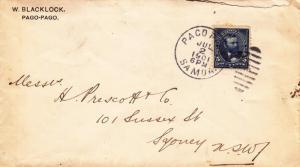 Cover: 1901, Pago Pago, Samoa-Sydney, New South Wales, See Remark (21811)