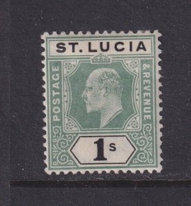 St. Lucia, Scott 48 (SG 62), MHR, signed