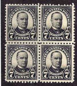 559 Mint,OG,NH/LH... Block of 4... SCV $57.25