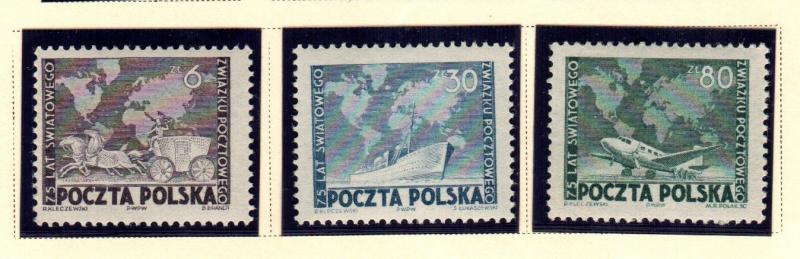 Poland  457 - 459  MNH cat $ 7.25