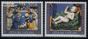 Vatican 2016, Christmas 2v, MNH