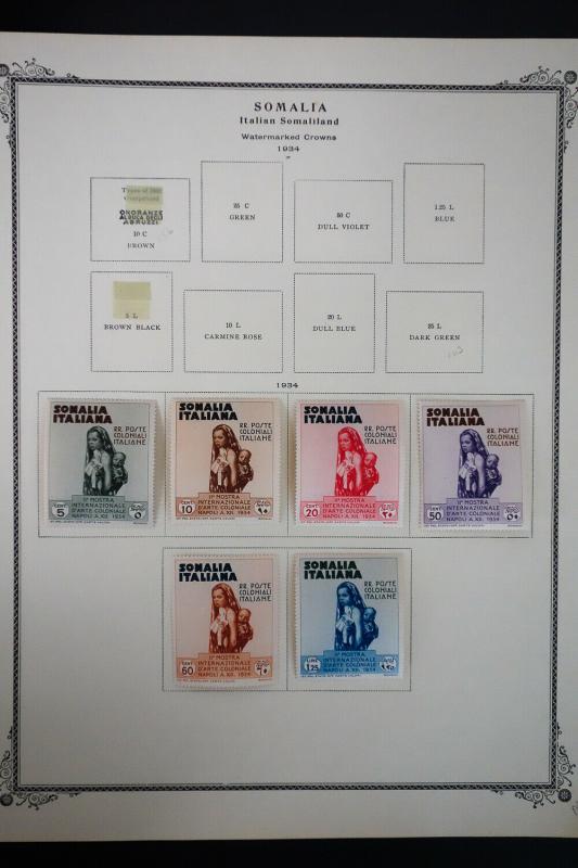 Somalia 1903 to 1970s Stamp Collection