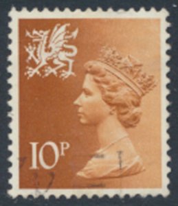 GB Wales   SC# WMMH13 * SG W29  Used 1 center band see details & scans