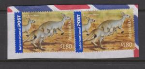 Australia 2005 $1.80 Red Kangaroo Sc#2389 2 Used on Piece