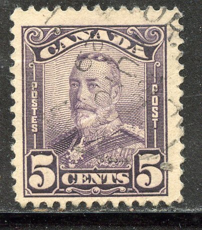 Canada #153, Used. CV $ 3.00