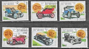 Benin (1997) - Scott #  987 - 992,  Used