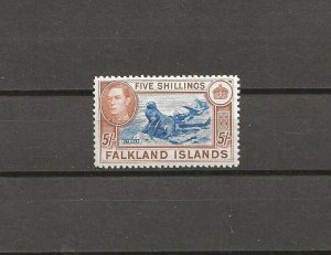 FALKLAND ISLANDS 1938/50 SG 161d MINT Cat £425. CERT