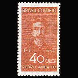 BRAZIL 1943 - Scott# 618 Artist Americo Set of 1 NH creases