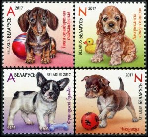 Belarus 2017 MNH Stamps Scott 1031-1034 Animals Dogs