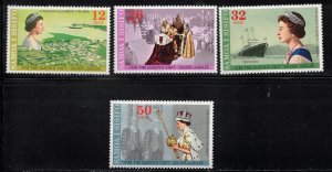 SAMOA - Scott # 446-9 MNH - QEII Silver Jubilee