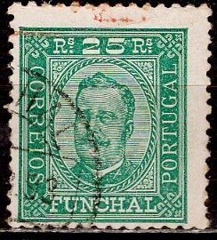 Portugal, Funchal; 1892: Sc. # 5a: Used  Single Stamp