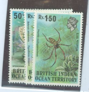 British Indian Ocean Territory #54-56  Single (Complete Set)