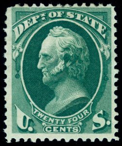 MOMEN: US STAMPS #O65 OFFICIAL MINT OG H CAT. $550