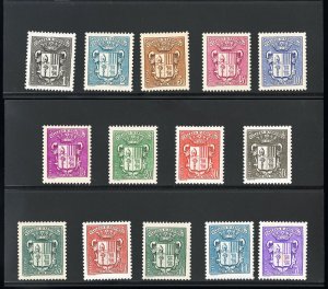 French Andorra Stamps # 65-77 MLH VF Scott Value $80.00