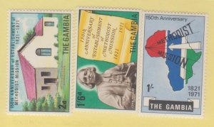 Gambia Scott #250-251-252 Stamp - Mint NH Set