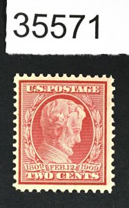 US STAMPS # 367 MINT OG NH LOT #35571