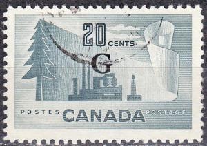 #O30 Canada Used - Pulp and Paper Overprint